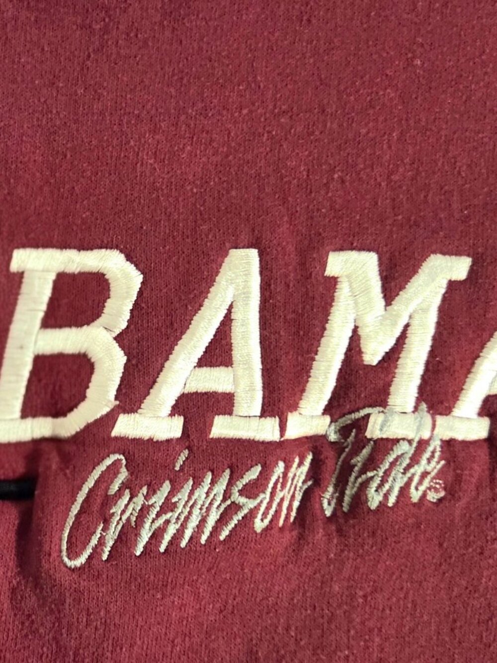 Alabama Crimson Tide Sweatshirt Crop Top.